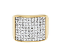 Iced Out Square Ring - The Gold Kingz