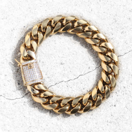 10mm Cuban Bracelet - The Gold Kingz
