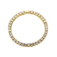 7mm Gold Tennis Bracelet - The Gold Kingz