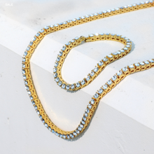7mm Gold Tennis Bracelet - The Gold Kingz
