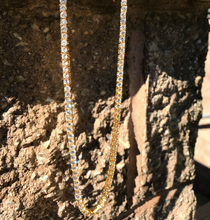 Gold Round Cut Tennis Chain - The Gold Kingz