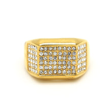 Iced Out Square Ring - The Gold Kingz