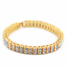 Double Row Gold Tennis Bracelet - The Gold Kingz