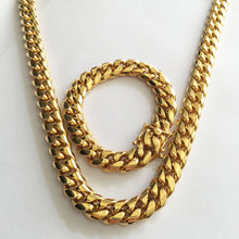 Cuban Chain & Bracelet Set - The Gold Kingz